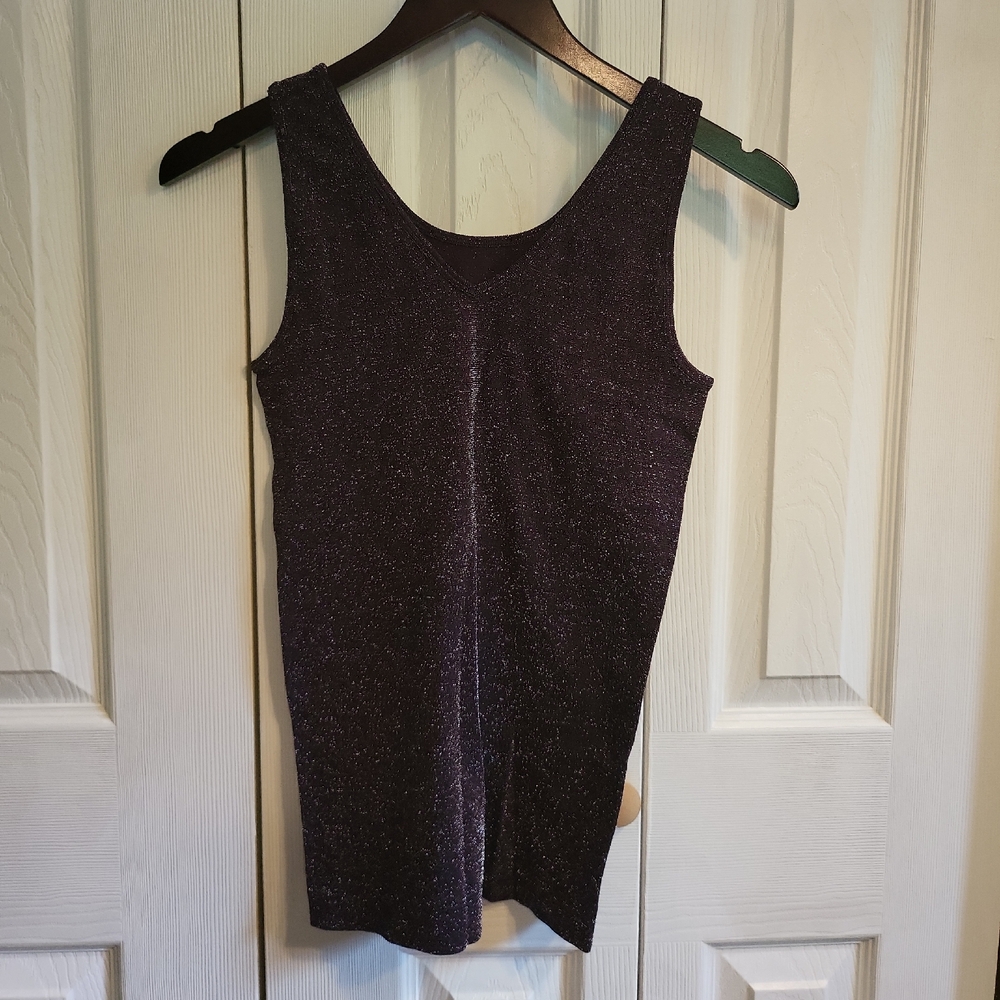 Sparkly Purple Tank Top